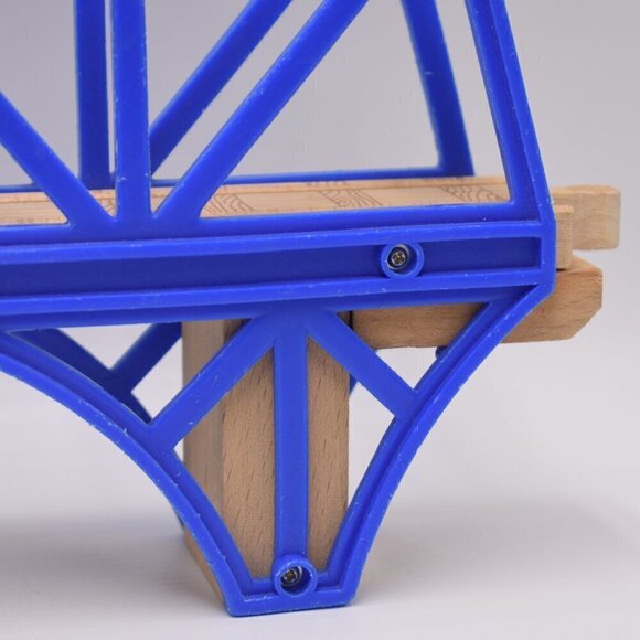 Blue Sodor Bay Bridge 12" Thomas & Friends Wooden Railway Trains Wood Playset - Picture 6 of 9